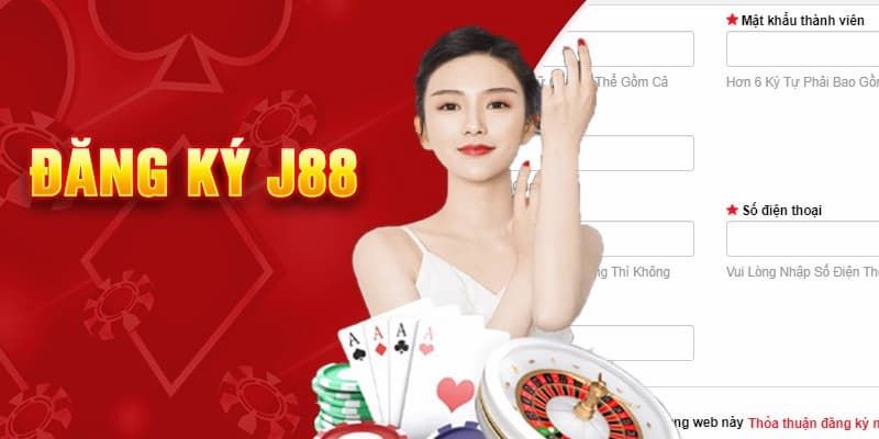 Biểu mẫu đăng ký J88 tại trang chủ nhà cái